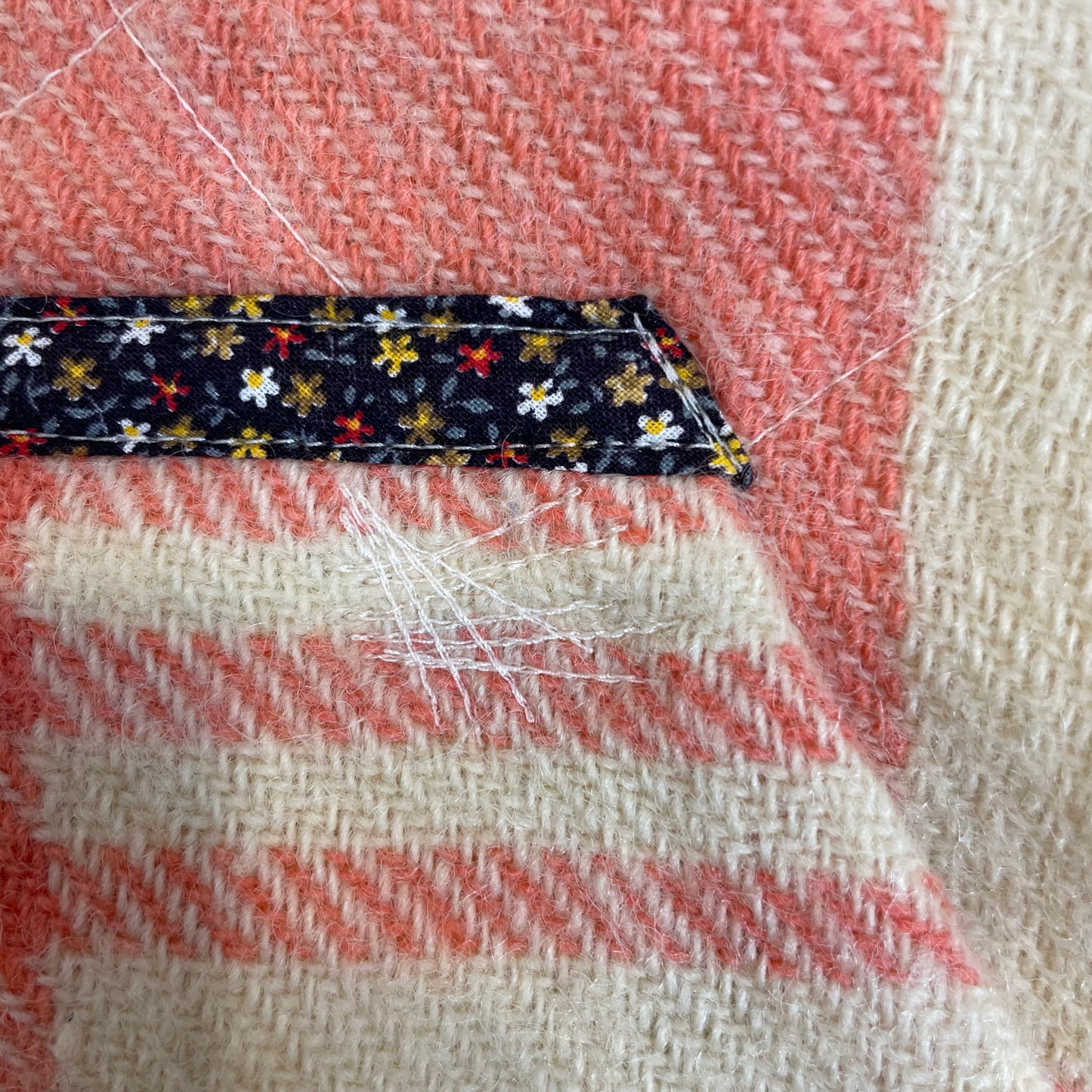 Vintage Wool Blanket Vest L/XL