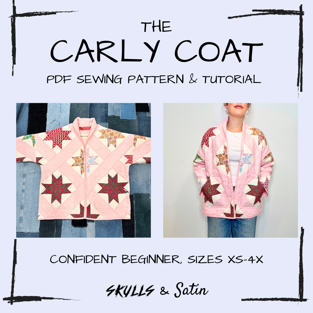 Carly Coat PDF Sewing Pattern Sizes XS-4X
