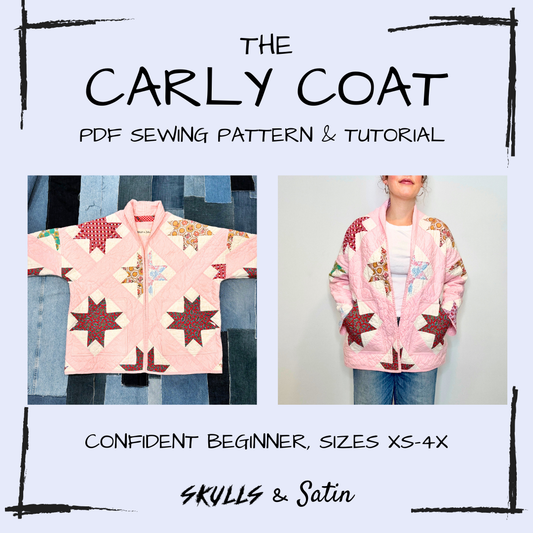Carly Coat PDF Sewing Pattern Sizes XS-4X