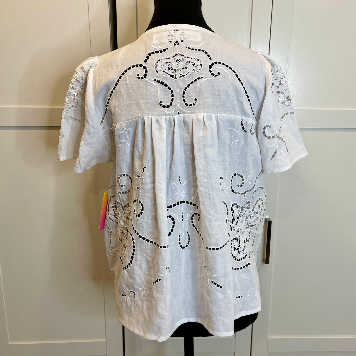 Cutwork boho top (S-M)