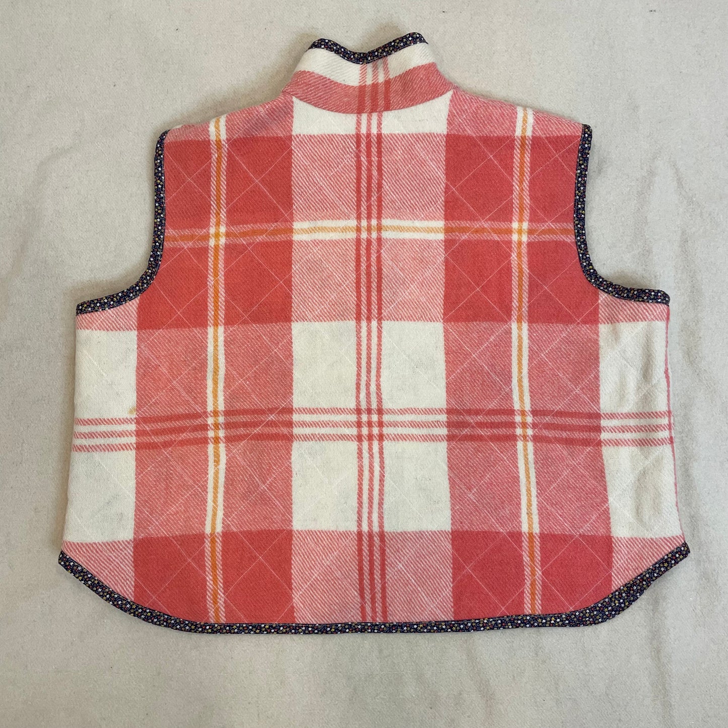 Vintage Wool Blanket Vest L/XL