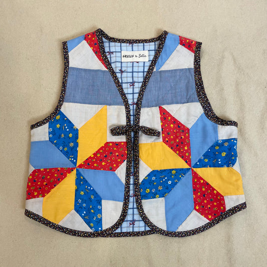 70's Quilt Vest S/M