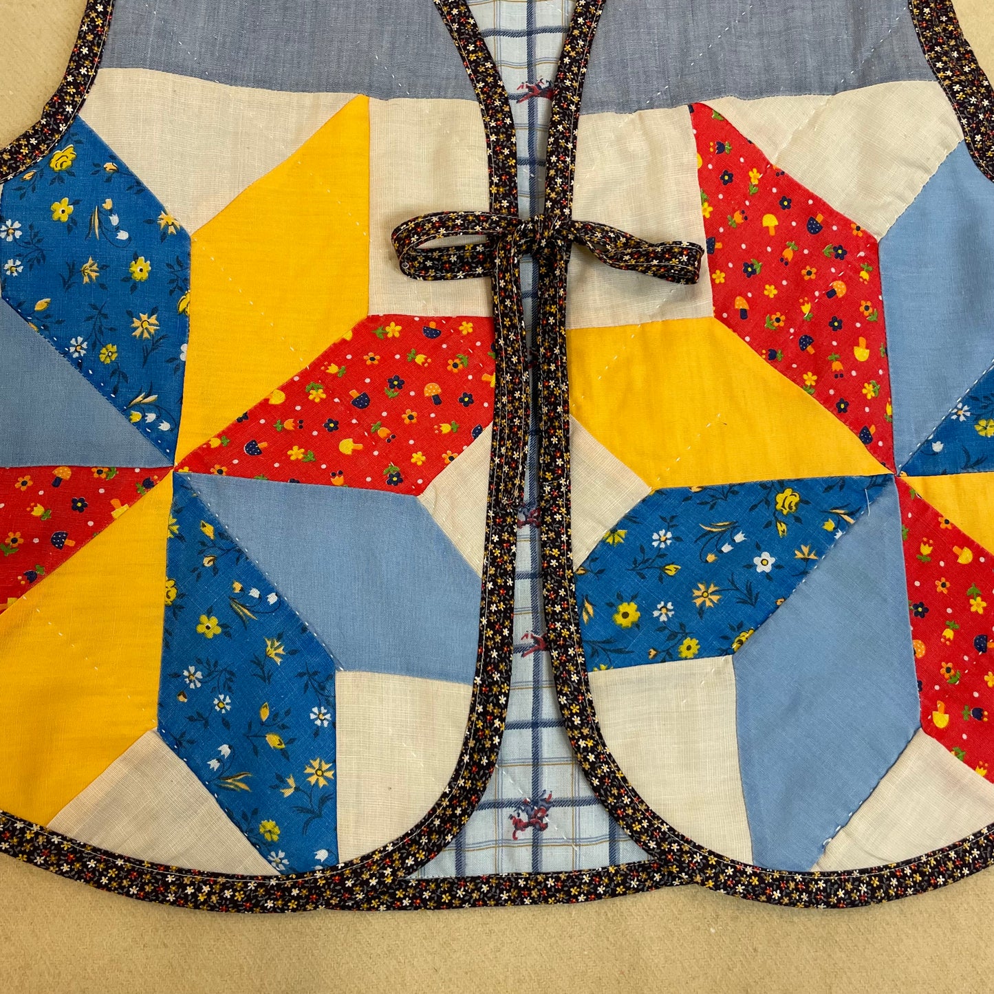 70's Quilt Vest S/M