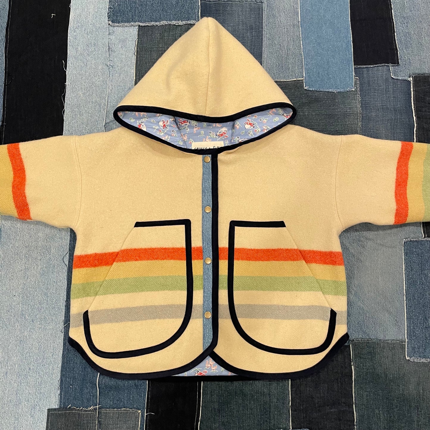 Blanket coat with hood XS/S