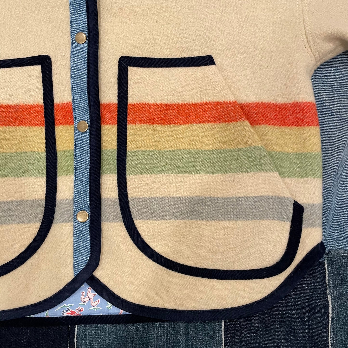 Blanket coat with hood XS/S