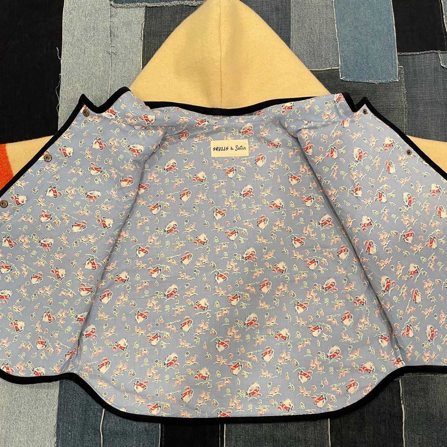 Blanket coat with hood XS/S